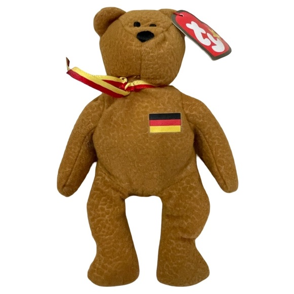 Ty Other - Ty Teenie Beanie Babies Named Germania The Bear!